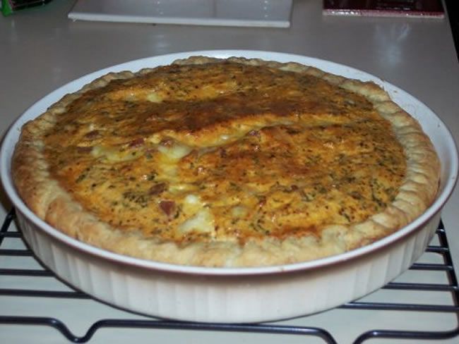Quiche de habas 