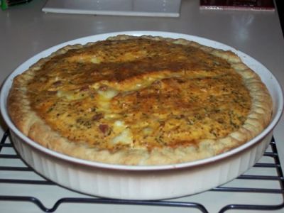 Quiche de habas 