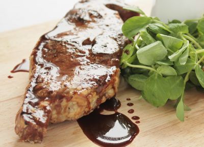 Filetes de cordero a la mostaza