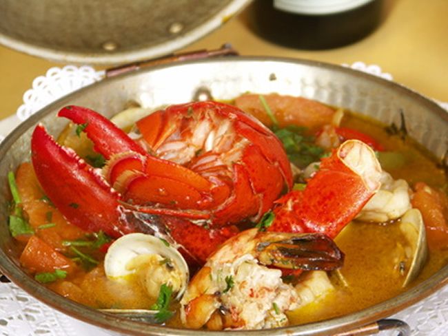 Langosta a la marinera