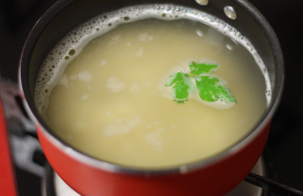 Caldo de verduras depurativo