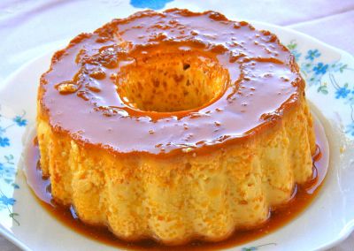 Flan de leche condensada