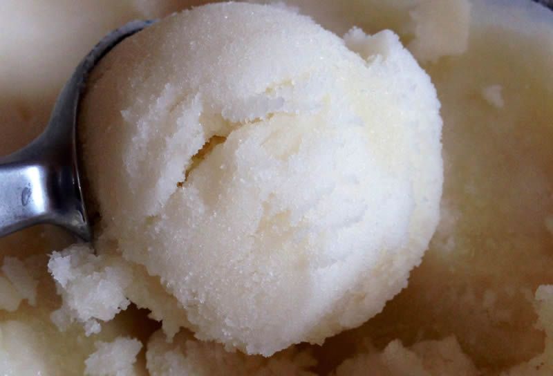 Helado de manzanas diet