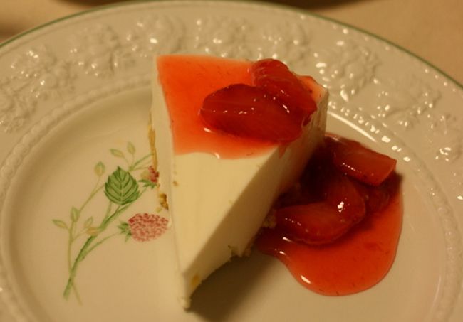 Tarta de queso para alérgicos al huevo
