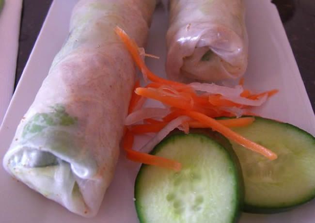 Rollitos de verduras