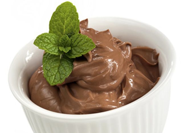 Mousse de chocolate a la naranja