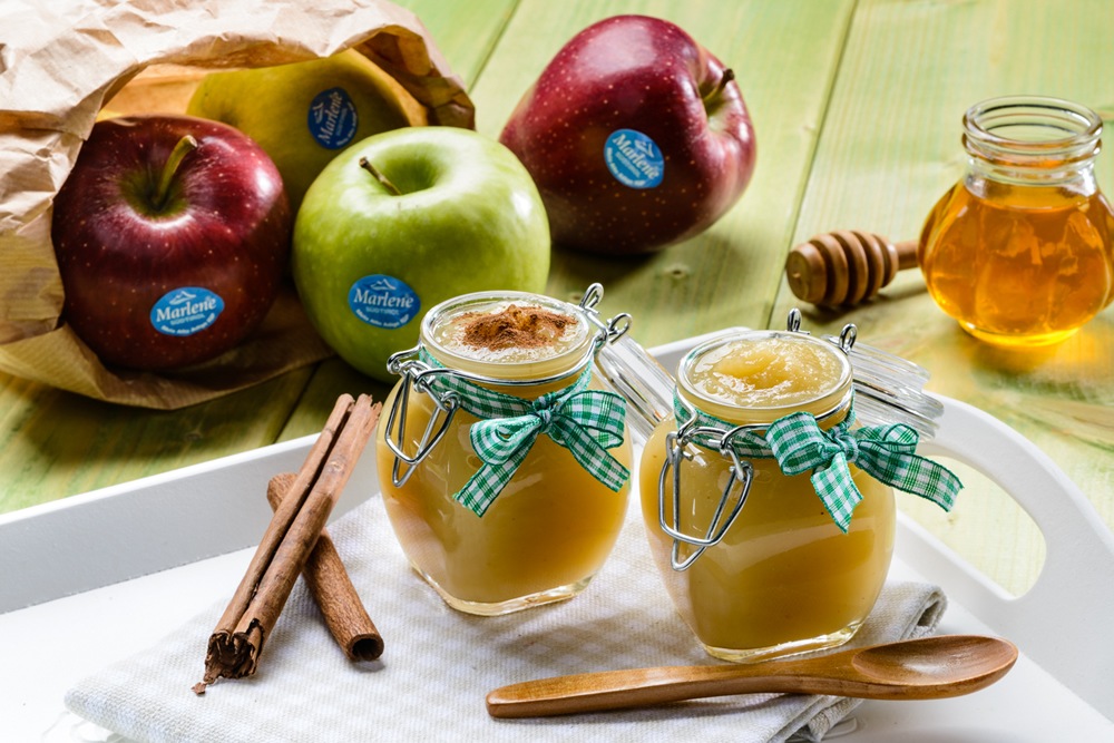 Mousse de manzanas