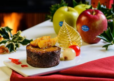 Pastel de chocolate y manzana sin harina sin gluten