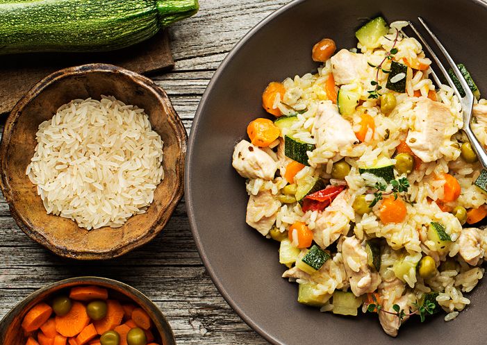Risotto de verduras