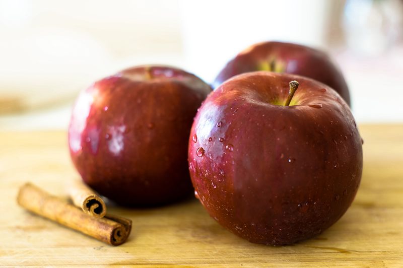Agua de manzana y canela