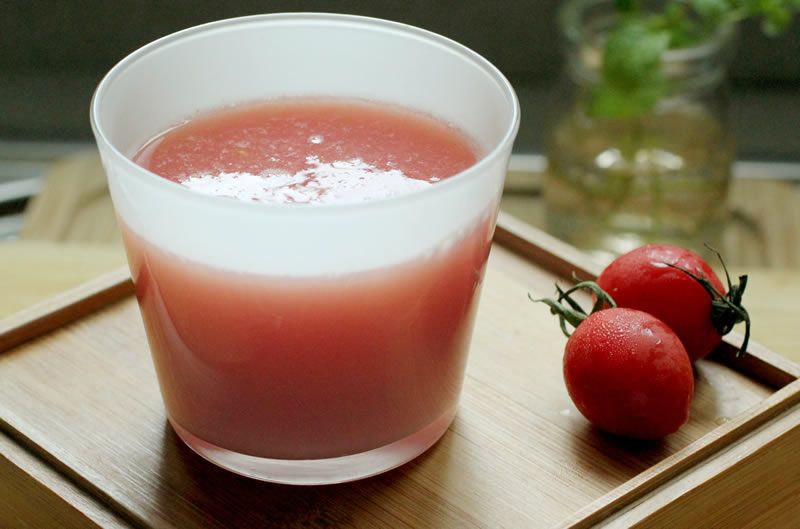 Gazpacho de fresas