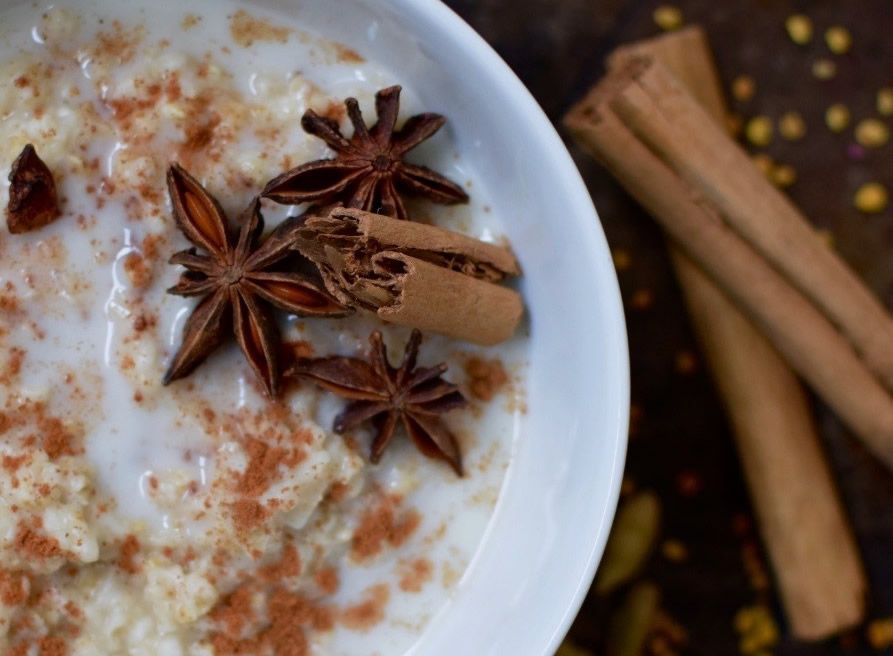 Porridge con canela