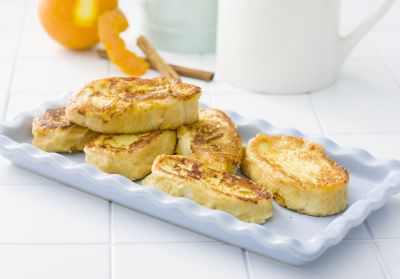 Torrijas light a la plancha sin azúcar