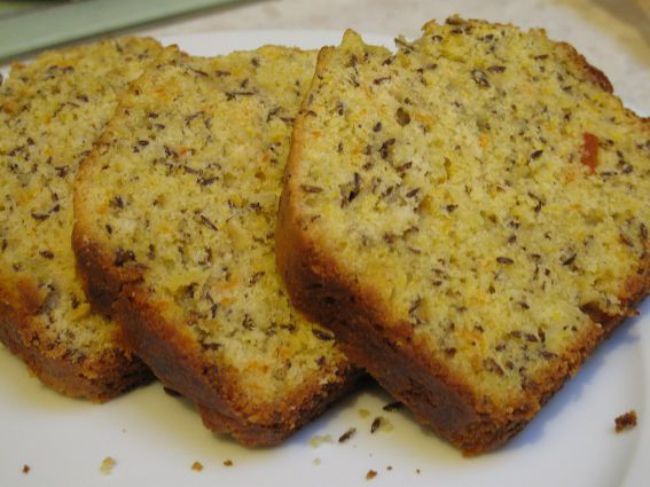 Pan de lino en el horno