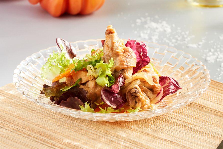 Ensalada de conejo en escabeche