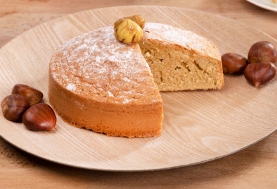 Bizcocho de castañas fácil