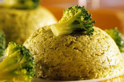 Flan de brócoli