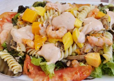 Ensalada de pasta y pescado