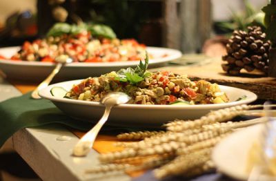 Antipasta con verduras italianas al horno