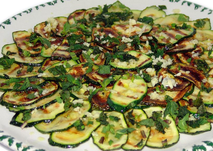 Carpaccio de calabacines