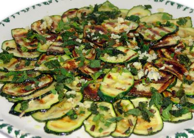 Carpaccio de calabacines