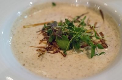 Crema de champiñones casera