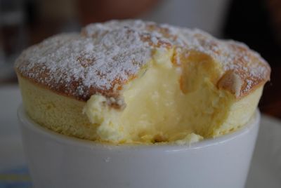 Soufflé de manzanas