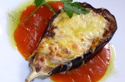 Berenjenas rellenas de carne