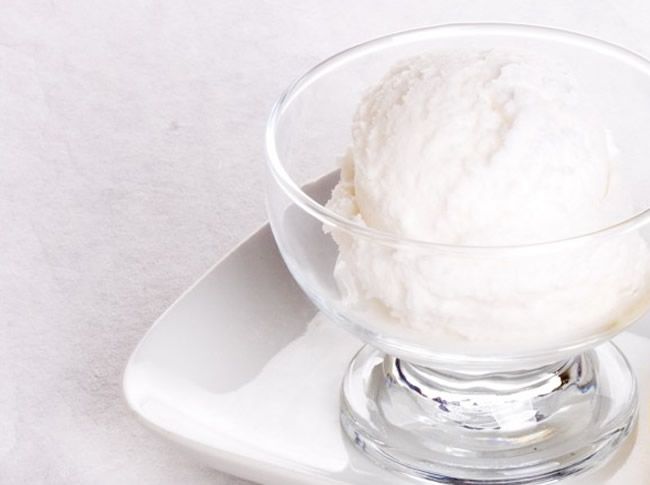 Helado de yogurt