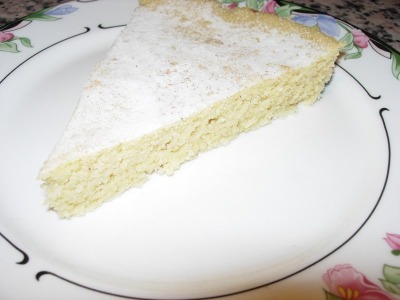 Tarta de santiago sin azúcar