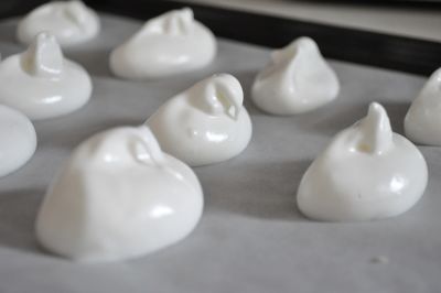 Merengues con berries