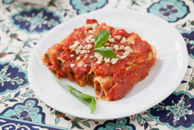 Canelones de tortilla