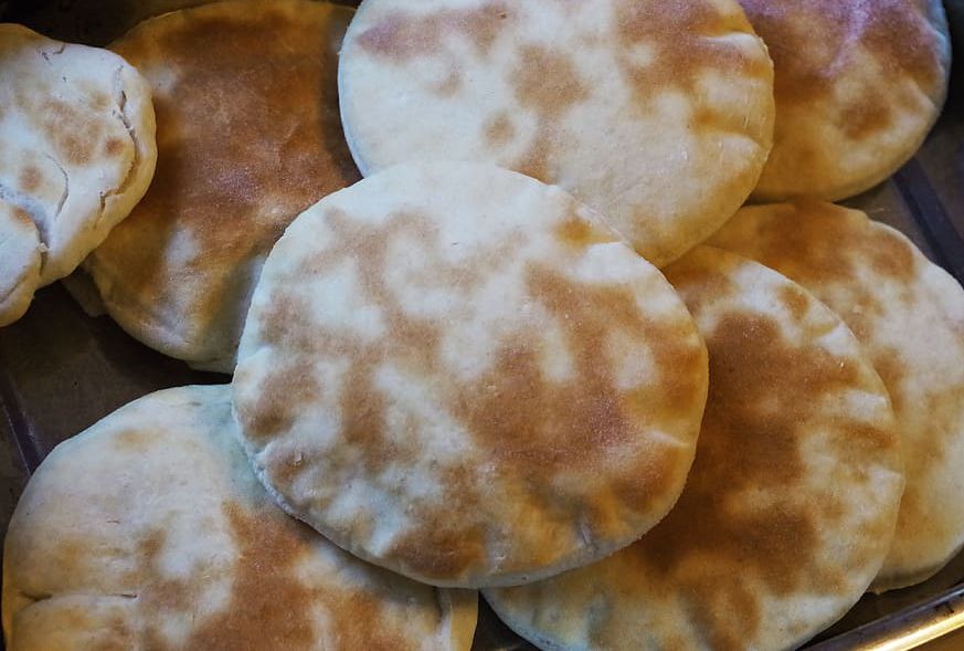 Pan pita integral
