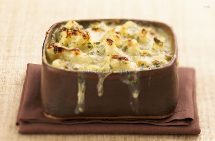 Coliflor gratinada