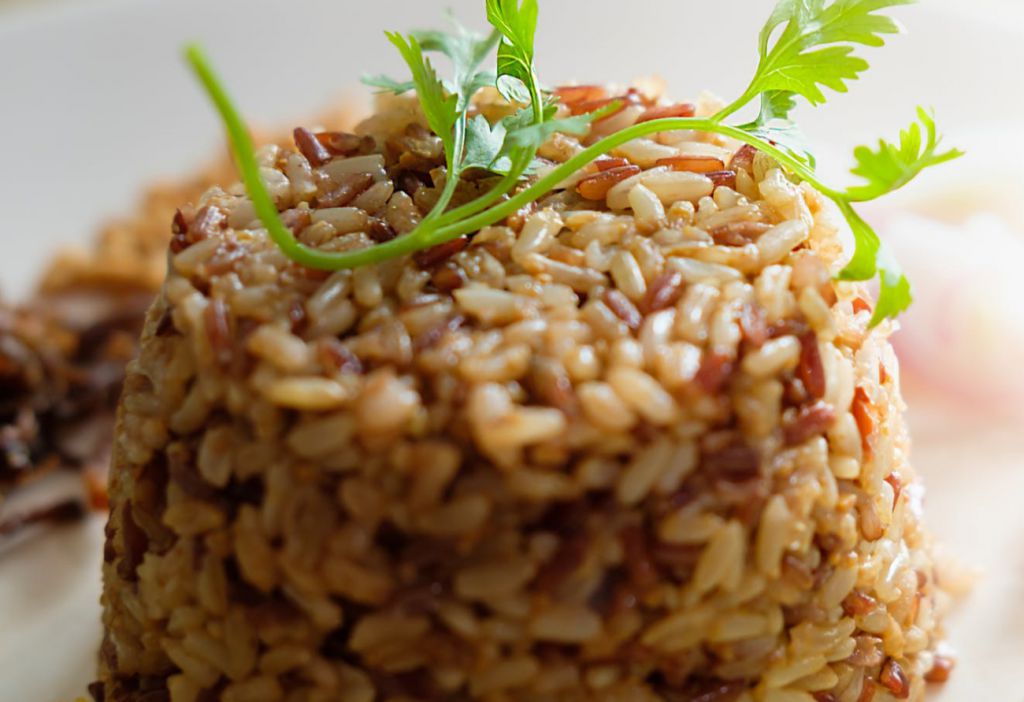 Arroz con champiñones