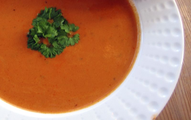 Gazpacho sin pan