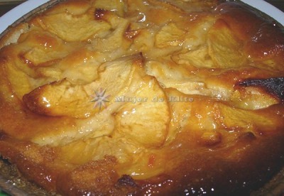 Tarta de manzana microondas