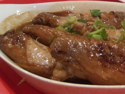 Pollo en salsa de manzana olla expres