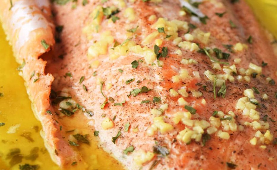 Truchas a la naranja