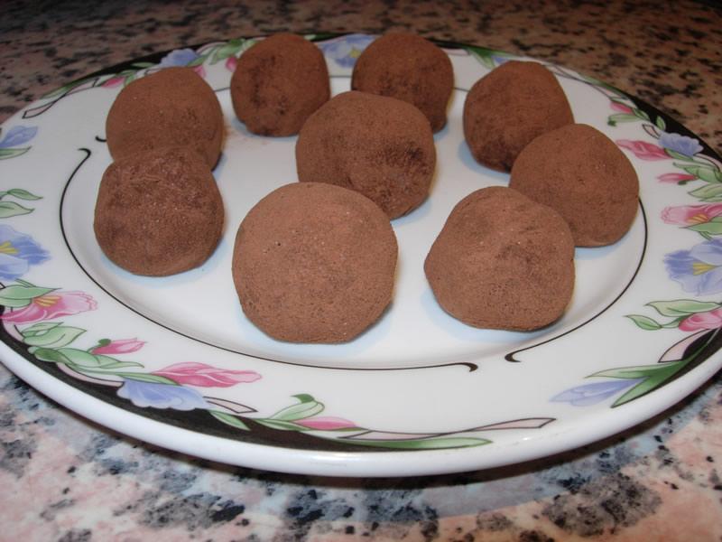 Trufas al aroma de vainilla