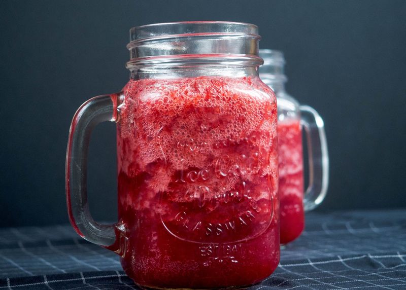 Granizado de fresas