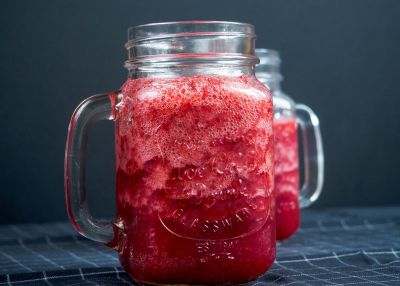 Granizado de fresas