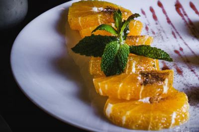 Naranja con canela