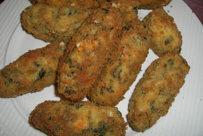 Croquetas de espinacas y queso