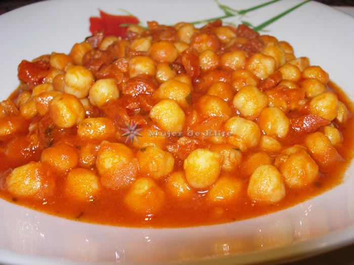 Garbanzos con chorizo