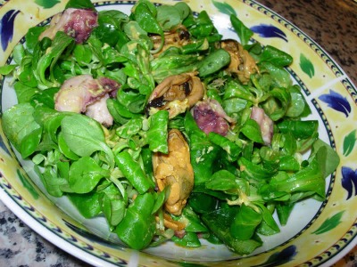 Ensalada marinera a la mostaza