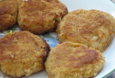 Hamburguesas de sardina y tofu