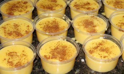 Natillas de yema y soja