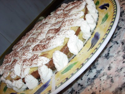 Tarta de chocolate y nata sin gluten