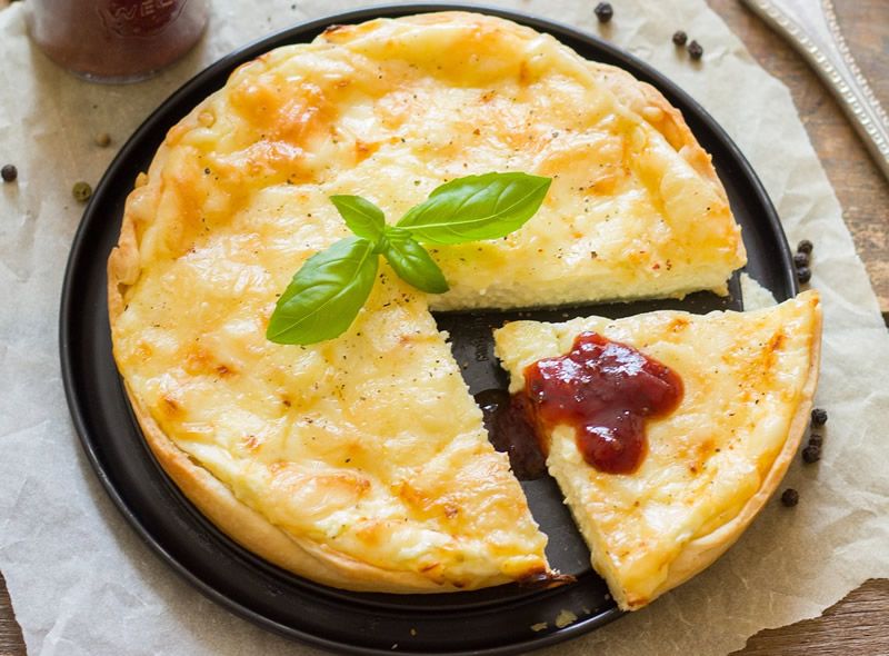 Quiche lorraine microondas
